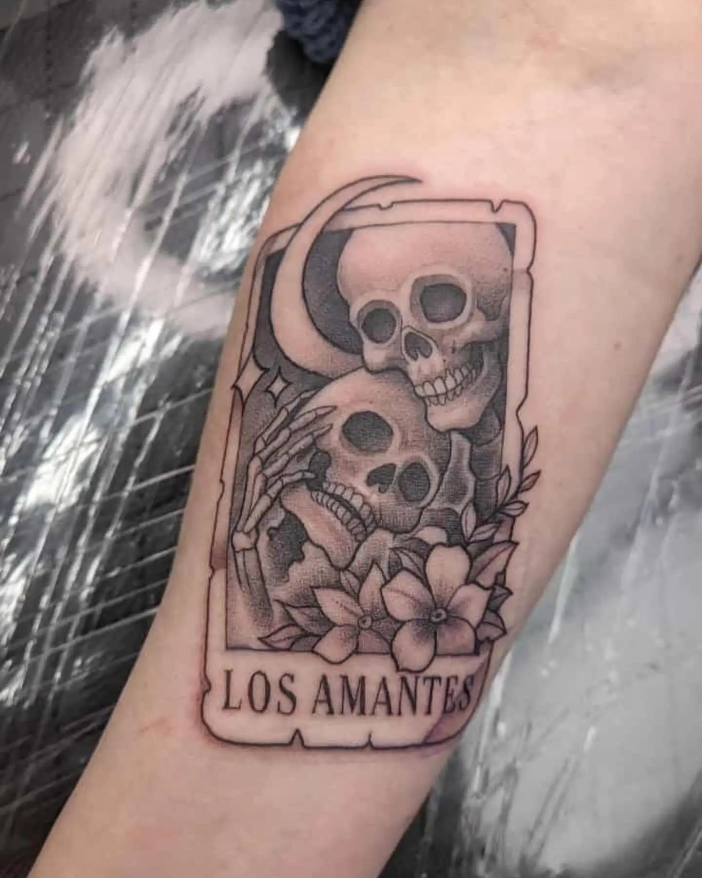 Tarrot kort tatovering laget i Stavanger hos Inspirit Tattoo